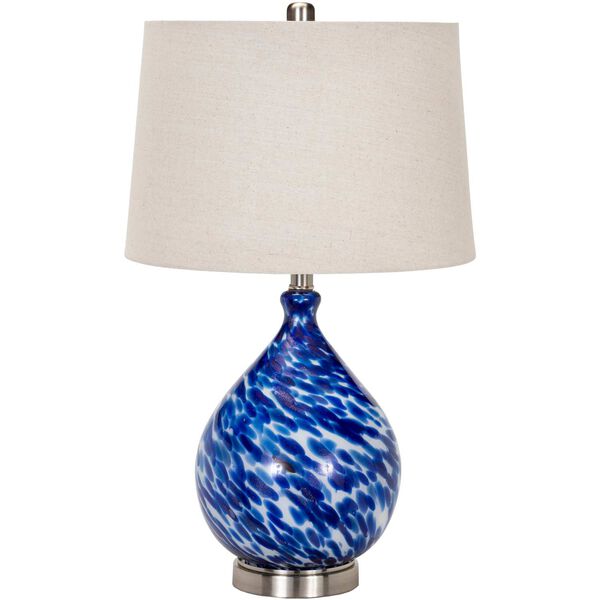 Cascais Nickel One-Light Table Lamp, image 1