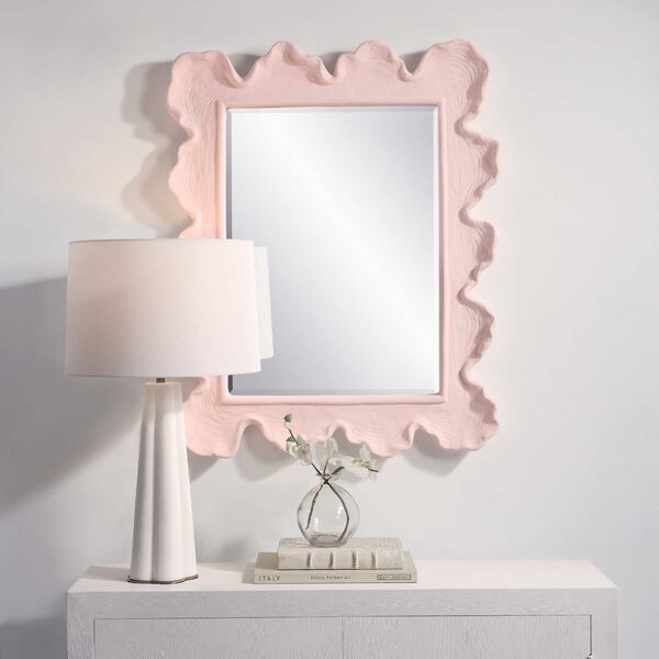 Rosewater Sea Pink Wall Mirror, image 1