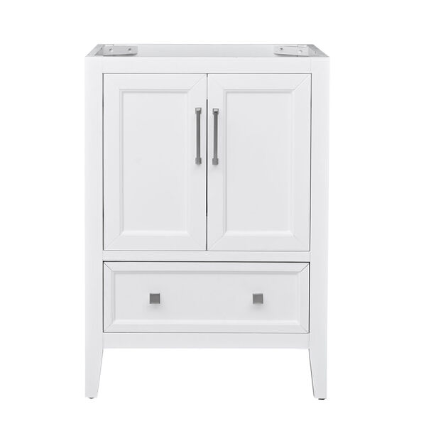 Everette White 24-Inch Vanity Cabinet, image 1