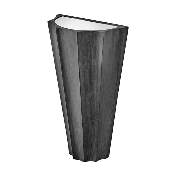 Lisa McDennon Gia Brushed Graphite Two-Light LED Wall Sconce, image 1