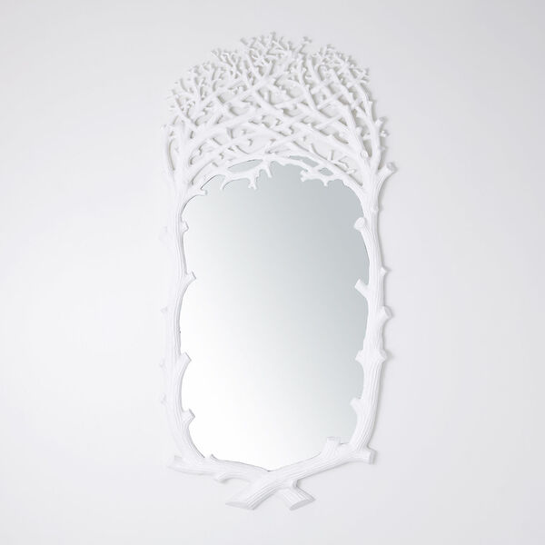 White Spotswood Arbor Wall Mirror, image 1