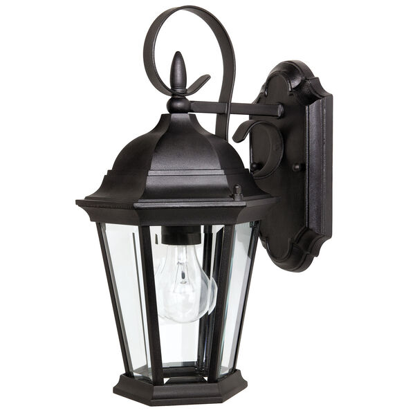 Carriage House Extra-Small Black Outdoor Wall Mount, image 1