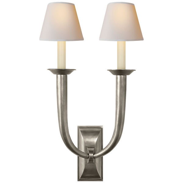 French Deco Horn Double Sconce By Studio Vc, image 1