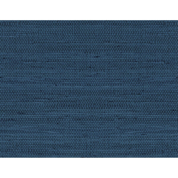 Lillian August Luxe Haven Blue Luxe Weave Peel and Stick Wallpaper, image 2