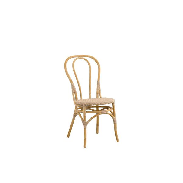 Lulu Natural Outdoor Dining Side Chair, image 1