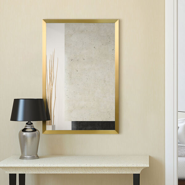 Contempo Gold 20 x 30-Inch Rectangle Wall Mirror, image 1