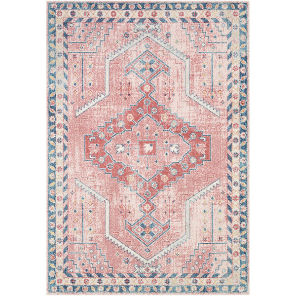 Murat Coral Rectangle Rug, image 1