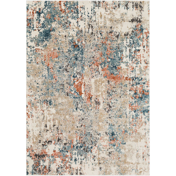 Pune Taupe Rectangular: 6 Ft. 7 In. x 9 Ft. 6 In. Rug, image 1