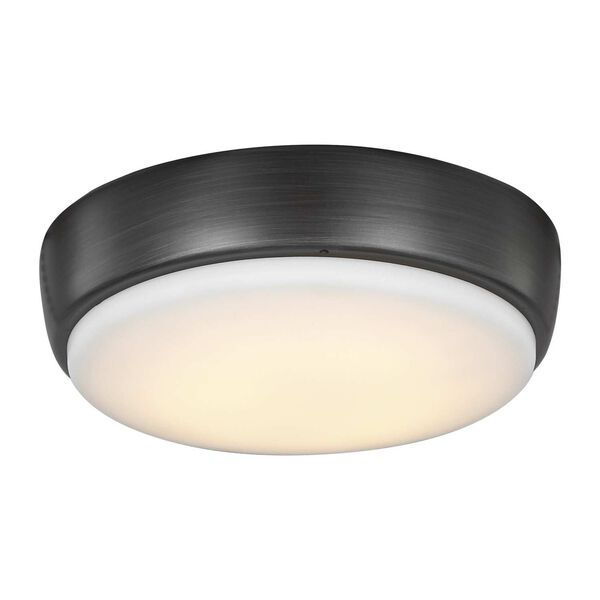 Aged Pewter Seven-Inch LED Ceiling Fan Light Kit, image 1