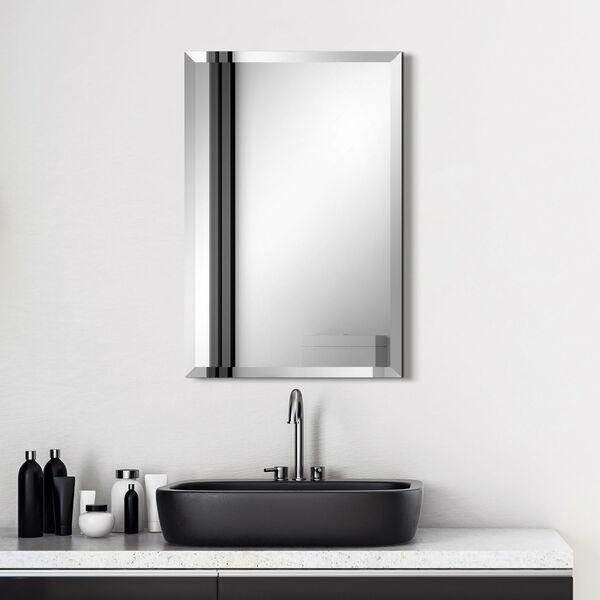 Frameless Clear 20 x 30-Inch Rectangle Wall Mirror, image 1