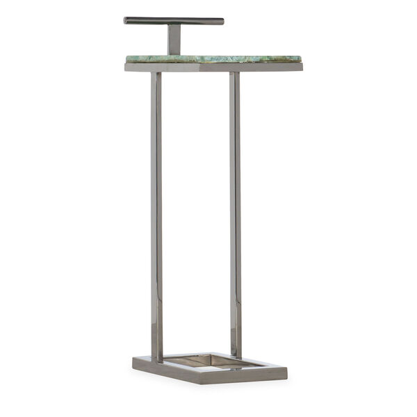 Melange Silver Metal 13-Inch Lisa Accent Table, image 1