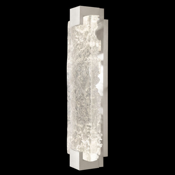 Terra Silver Two-Light 22-Inch LED Wall Sconce with Clear Glass, image 1