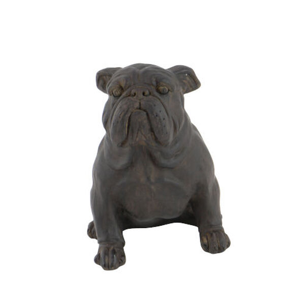Brown Bulldog Statue, image 6