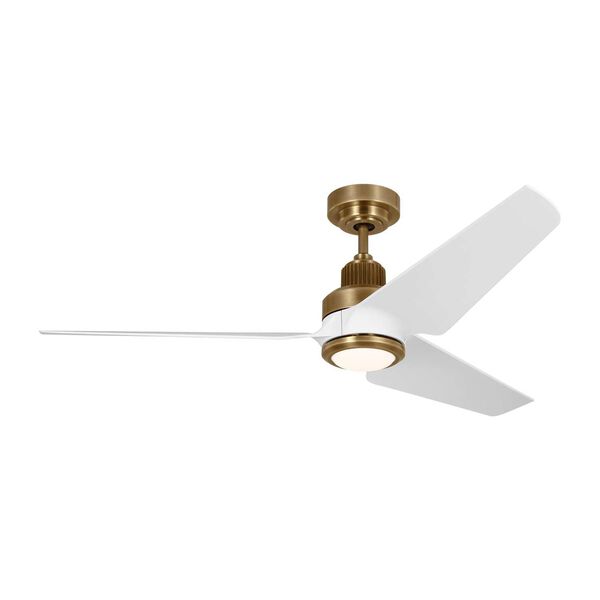 Ruhlmann Smart Hand Rubbed Brass 52-Inch LED Ceiling Fan, image 1