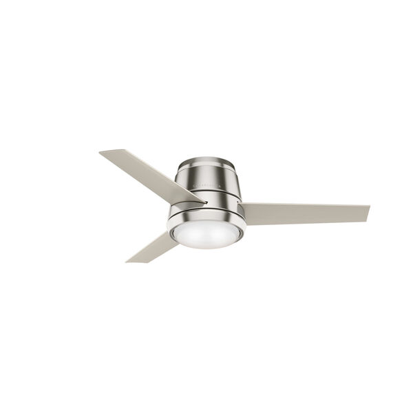 Commodus Brushed Nickel 44-Inch LED Ceiling Fan, image 1