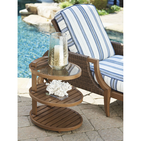 Harbor Isle Brown Tiered End Table, image 2