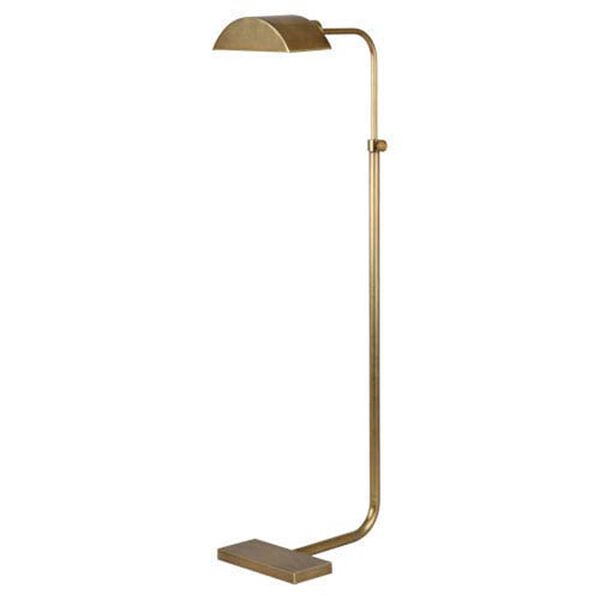 Greenbury Aged Brass One-Light Floor Lamp, image 1