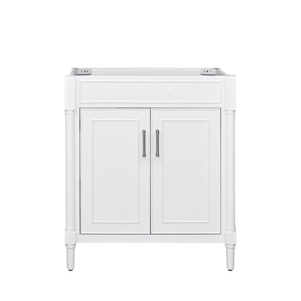 Bristol White 30-Inch Vanity Cabinet, image 1