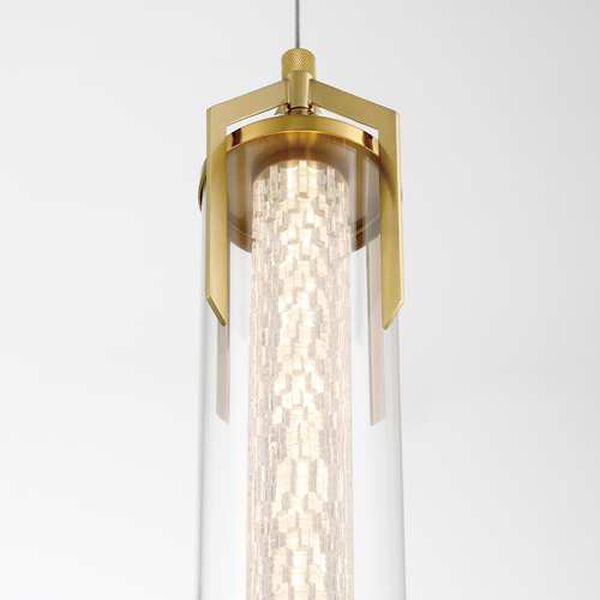 Espada Gold Integrated LED Mini Pendant, image 3