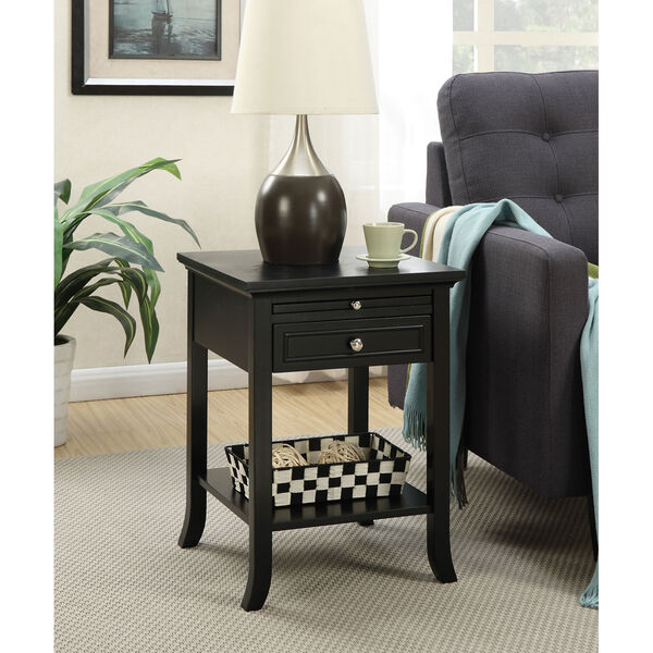 American Heritage Logan End Table with Drawer and Slide, image 3