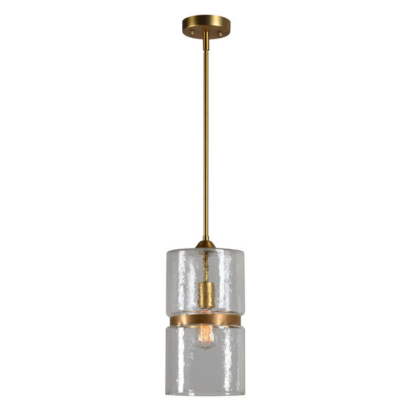Gold 8-Inch One-Light Mini Chandelier, image 1