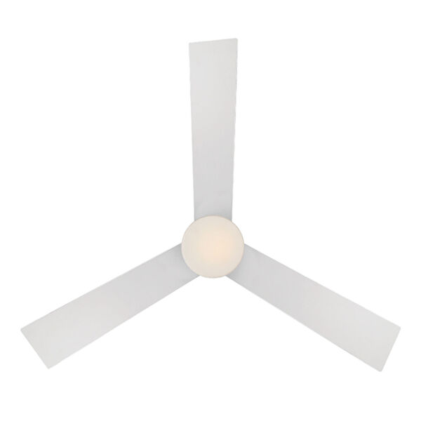 Axis Matte White 52-Inch 3000K LED Downrod Ceiling Fans, image 4