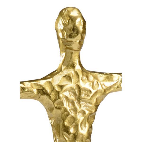 Gold  Tai Chi Man Sculpture, image 2