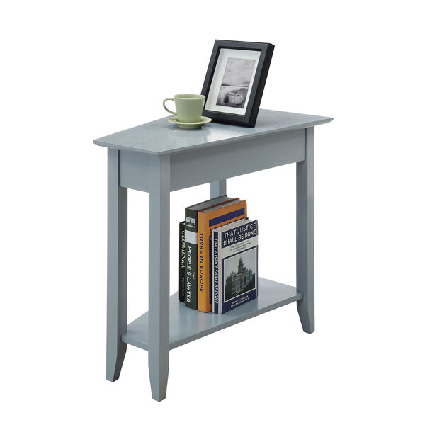 American Heritage Gray Wedge End Table, image 3