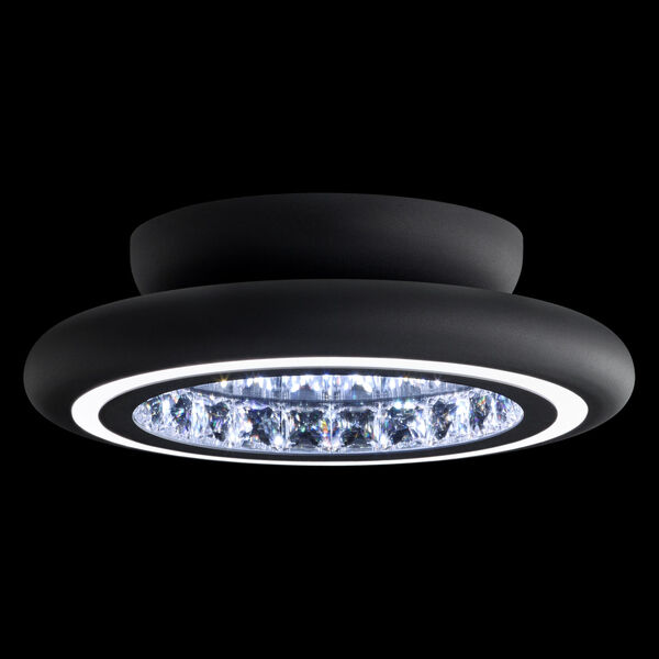 Infinite Aura 15-Inch LED Flush Mount with Swarovski Crystal, image 1