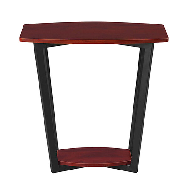 Graystone Cherry End Table with Black Frame, image 5