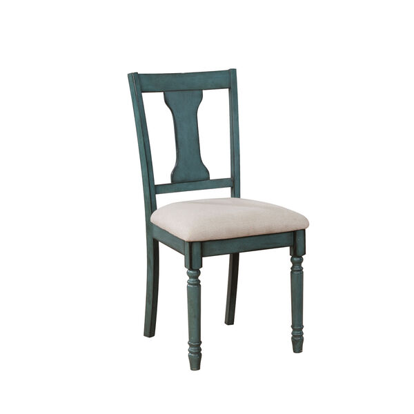 Mason Teal Blue Side Chair, Set of 2, image 1
