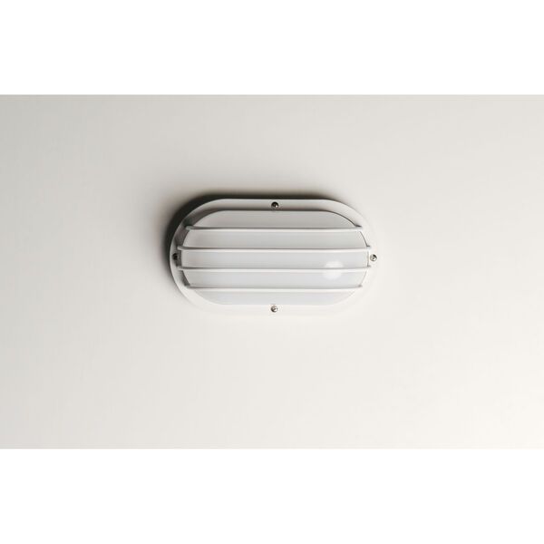 Bulwark White 11-Inch LED Outdoor Wall Mount Title 24, image 3