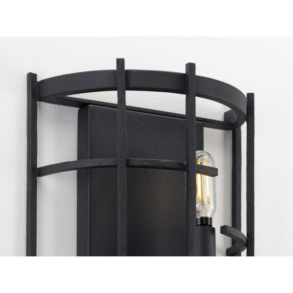 Torres Black Eight-Inch Two-Light ADA Wall Sconce, image 2
