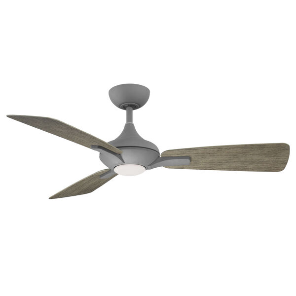 Mykonos Graphite and Weathered Wood 52-Inch ADA LED Ceiling Fan, image 3