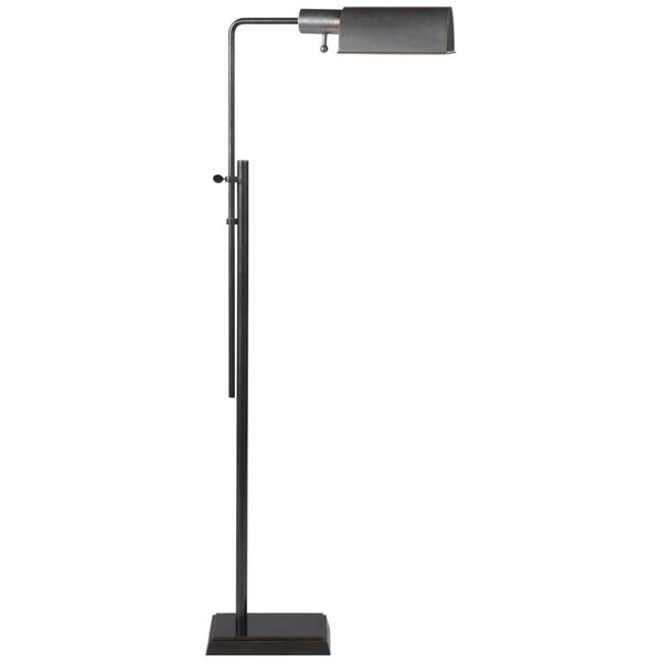 Pask Pharmacy Floor Lamp in Bronze by Thomas O'Brien, image 1
