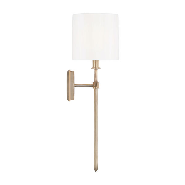 Claire Brushed Champagne Two-Light Sconce, image 5