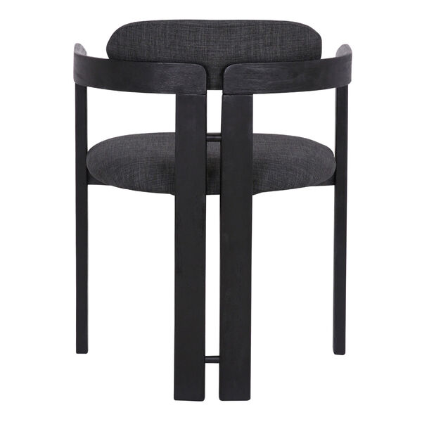 Jazmin Charcoal with Black Dining Chair, Set of Two, image 6
