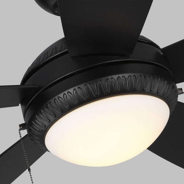 Discus Ornate Matte Black 52-Inch LED Ceiling Fan, image 4