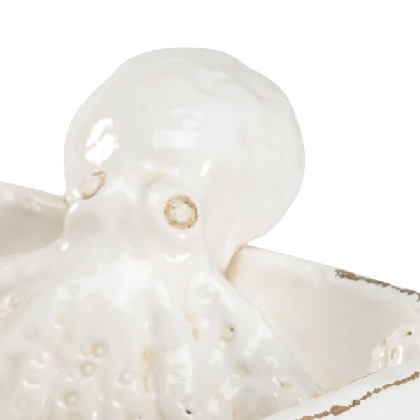 White  Octopus Garden Bowl, image 2