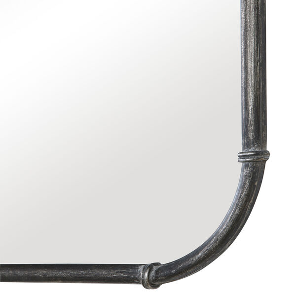 Linden Silver Decorative Ring Rectangular Wall Mirror, image 5