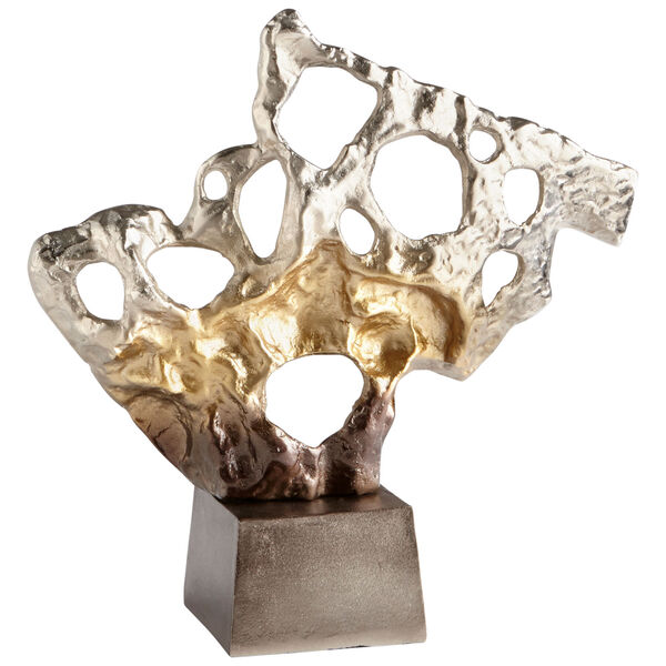 Andromeda Nickel and Champagne 18-Inch Sculpture, image 1
