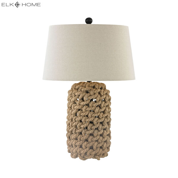 Nature Rope and Oil Rubbed Bronze 29-Inch One-Light Table Lamp, image 6