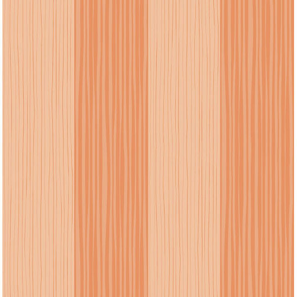 Day Dreamers Orange Stripes Unpasted Wallpaper, image 2