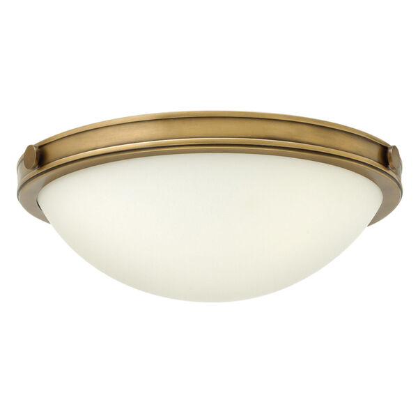 Maxwell Heritage Brass 14-Inch LED Flush Mount, image 1