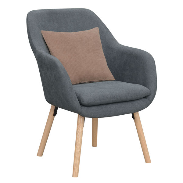 Charlotte Slatel Gray Accent Chair, image 2