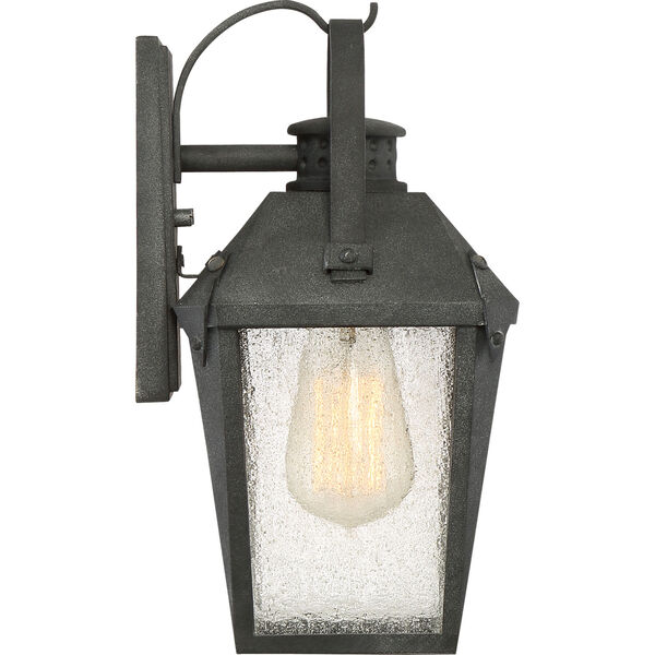 Carriage Mottled Black 6-Inch One-Light Outdoor Wall Lantern, image 5