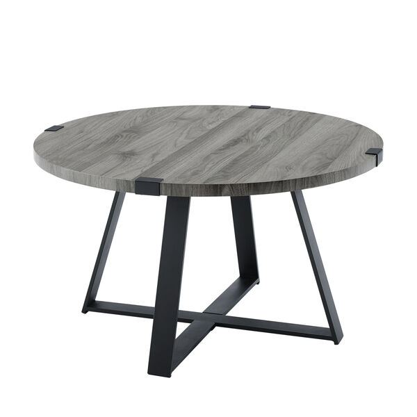 Slate Grey Round Coffee Table, image 3