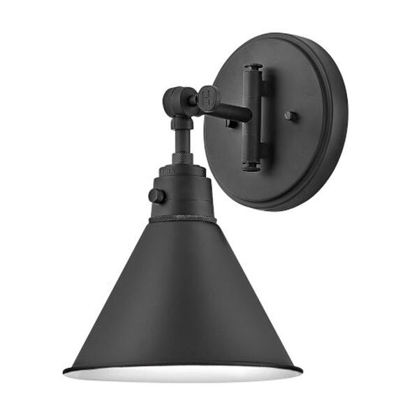 Arti Black Plug-In 12-Inch One-Light Wall Sconce, image 2
