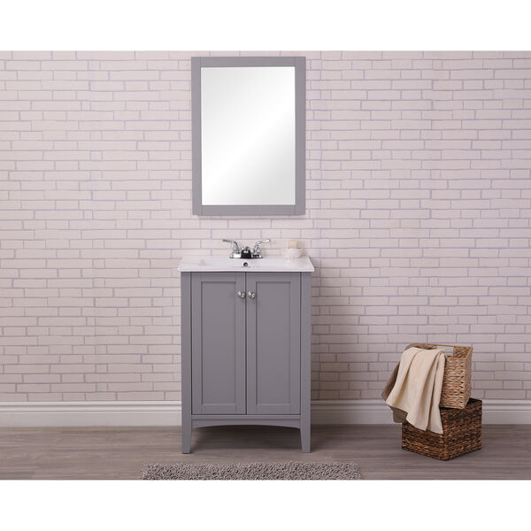 Mod Grey Vanity Washstand, image 2