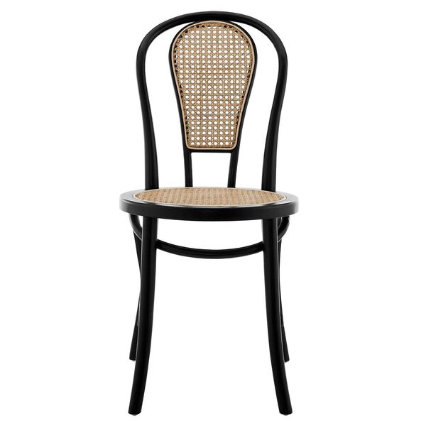 Liva Black Side Chair, Set of Two, image 2